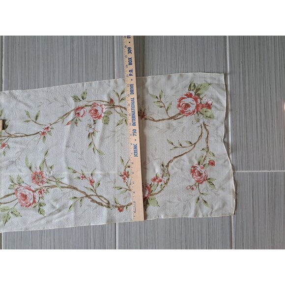 Laura Ashley Floral Sheer Scarf Rose Floral Print 59" Womens Accessory Cottage - Picture 6 of 6